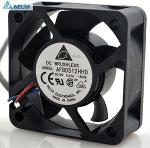 for delta AFB0512HHD 12V 0.21A 50mm 5025 50*50*25mm double ball cooler server fan