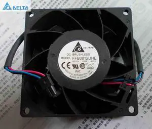 for delta ffb0812uhe 12v 1.80a 8038 8cm server cooling fan for delta ffb0812uhe 12v 1.80a 8038 8cm server cooling fan