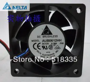 for delta 6025 12V 0.36A 3-wire AUB0612HH Server Inverter Cooling fan for delta 6025 12V 0.36A 3-wire AUB0612HH Server Inverter Cooling fan