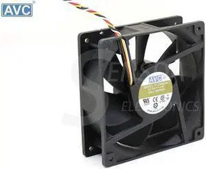 Wholesale For AVC 12038 120mm 12cm P1238B24H DC 24V 0.5A 4Wire 4-pin Computer Case CPU Cooler Cooling Fans