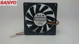 For Sanyo 109p0812h721 For Sanyo 8015 dc12v 0.2A 3-p Axial Cooling Fan