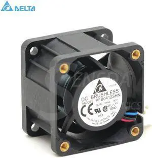 for delta PFB0412SHN DY339 4CM 4028 12V 0.6A four-wire pwm server industrial cooling fans