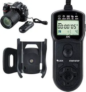 JJC Timer Remote Control Shutter Release for Nikon D850 D810 D810A D800 D800E D700 D500 D300s D300 D200 D100 D5 D4s D4 D3x D3s D3 D2Xs D2x D2H D1x D1h D1 F100 F90 F5 F6 as Nikon MC-36 MC-30 MC-30A JJC Timer Remote Control Shutter Release for Nikon D850 D810 D810A D800 D800E D700 D500 D300s D300 D200 D100 D5 D4s D4 D3x D3s D3 D2Xs D2x D2H D1x D1h D1 F100 F90 F5 F6 as Nikon MC-36 MC-30 MC-30A
