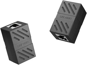 UGREEN Cat7 Cat6 Cat5 RJ45 2 Pack 8P8C Network Keystone Jack In-Line Coupler Female to Female (Black) UGREEN Cat7 Cat6 Cat5 RJ45 2 Pack 8P8C Network Keystone Jack In-Line Coupler Female to Female (Black)