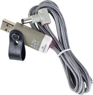 myVolts Ripcord USB to 12V DC Power Cable Compatible with The Intempo Insession Docking Station