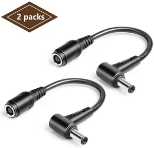 KFD Adapter Plug Converter 7.4mmx5.0mm Female Plug to 6.0mmx3.7mm Male Plug for Asus Rog G703 G750jh G750jy G750jz G751jt G751jy G20 G20aj Asus ROG Zephyrus M GM501GS GX501GI GX501VI GX501VIK GX501VS