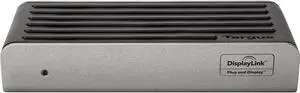 Targus Universal 2K Laptop Docking Station Single 2K or Dual HD Video with Charging Power Audio & 4 USB 3.0 Ports for PC Mac & Android Gray/Black (DOCK120USZ)