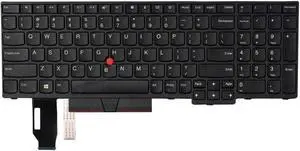 New US Black English Laptop Keyboard (Non-backlit) Compatible with Lenovo Thinkpad P15 P17 T15G