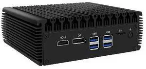Micro Firewall Appliance, Mini PC, VPN, Router PC, Celeron J4125, HUNSN RJ15, AES-NI, 4 x 2.5GbE I226-V LAN, HDMI, DP, SIM Slot, Barebone, NO RAM, NO Storage, NO System Micro Firewall Appliance, Mini PC, VPN, Router PC, Celeron J4125, HUNSN RJ15, AES-NI, 4 x 2.5GbE I226-V LAN, HDMI, DP, SIM Slot, Barebone, NO RAM, NO Storage, NO System