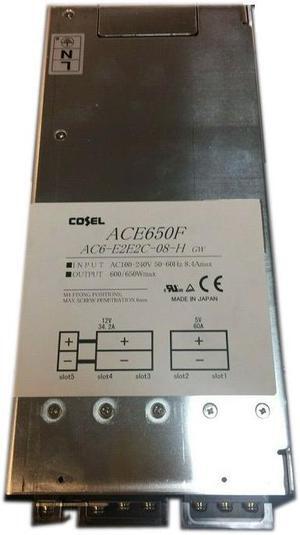 Cosel AC6-E2E2C-08-HGW 3-Output 85-264VAC 120-350DC 650W Power supply