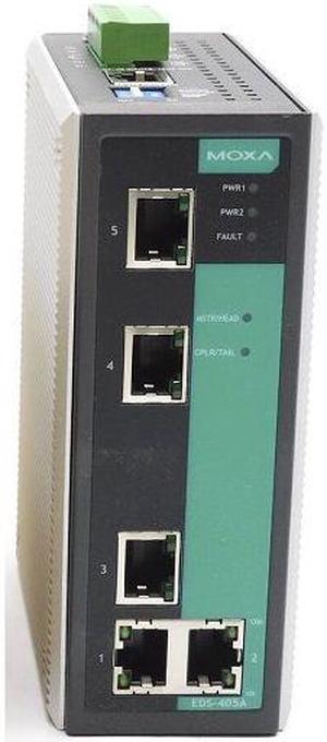 Moxa EDS-405A 5-Ethernet ports Entry-Level Managed Ethernet Switches-(NOB)