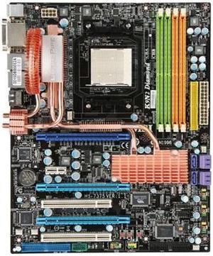 MSI K9N2 Diamond Socket-AM2+ NVIDIA nForce 780a SLI DDR2 SDRAM 1066Mhz ATX Motherboard (NOB)