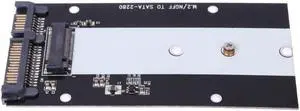 B Key M.2 NGFF SSD to SATA 2.5" 7+15 22 Pin Converter Adapter Card for Intel Ultrabook for ADATA 2242 2260 2280 M.2