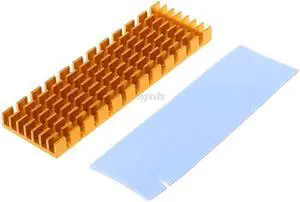 Heatsink Heat Dissipation Radiator M.2 NGFF Cooling Heat Sink Heat Thermal Pads for M.2 NGFF 2280 PCI-E NVME SSD Heatsink Heat Dissipation Radiator M.2 NGFF Cooling Heat Sink Heat Thermal Pads for M.2 NGFF 2280 PCI-E NVME SSD