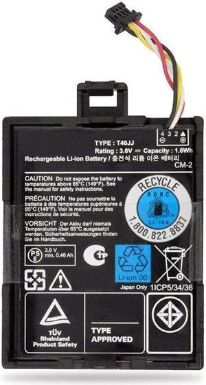 1.6Wh 460mAh 3.6V T40JJ 70K80 H132V Raid Controller Battery For Dell Perc H710 H710P H810 M620 R320 R420 R520 R620 R720
