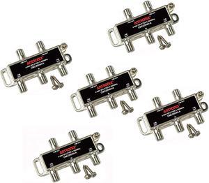 Antronix CMC2004H 4-Way, 5 Pack Horizontal Splitter -7db Ports 5-1002 MHz