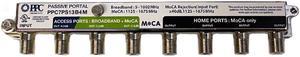 PPC Passive MoCA Coaxial Portal 7-Way with Built-in MoCA Filter