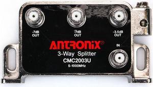 Antronix CMC2003U 3-Way Universal MoCa Splitter -3.5dB -7dB 5-1002 MHz High Performance for Coax Cable TV & Internet