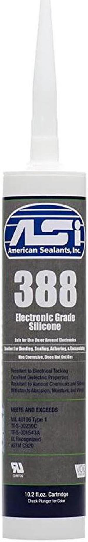 ASI 388 Clear Electronic Grade Silicone - 10.2 oz Squeeze Tube