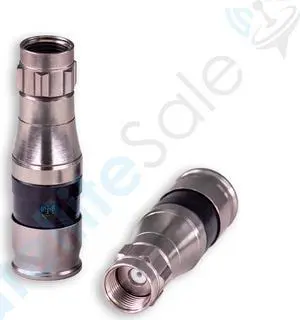 SatelliteSale Indoor/Outdoor Fittings Coaxial Connectors for RG-11 Coax Cables Pack of 10 Pcs