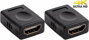 2 x HDMI Female to Female Coupler Extender Adapter Connector F/F for HDTV HDCP