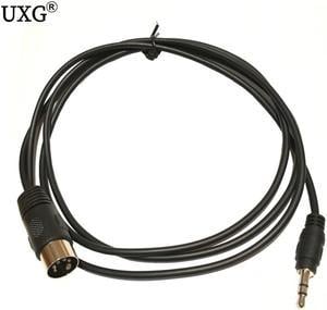 PZ 1pcs 3.5mm 3.5mm 1/8in TRS Stereo Jack Audio Cable Din 5 Pin MIDI Male Plug High Quality 50cm 1m 3m for Microphone (1pcs)