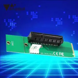 NGFF PCI-e SSD PCI Expansion Card Motherboard M.2 SSD Port to PCI Express adapter Convertor Power Cord Screwdriver Screw