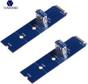 2pcs/lot NGFF M.2 To USB 3.0 PCI-E PCI Express PCIE Riser Card Adapter With Screwdriver For Bitcoin BTC Mining