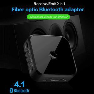 4.1 Wireless Bluetooth Receiver TX16 3.5mm Apt-x Wireless Stereo Adapter With Optical Toslink/SPDIF For Smartphone PC TV