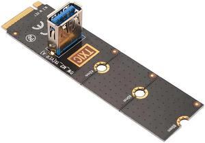 NGFF M.2 Slot To USB3.0 PCI-E Express Riser Card Converter For BTC/ETH Mining