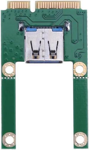 Mini PCI-E PCI Express to USB 2.0 Adapter Expansion Card Laptop Add On Cards for Mini USB Devices for USB Bluetooth Adapter