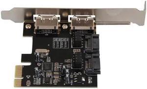 PCI-E PCI-Express to SATA 3.0 eSATA Adapter Converter Extension Card