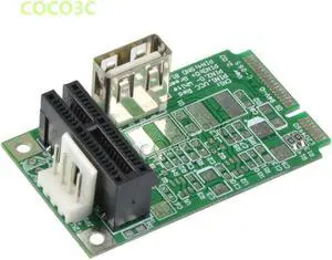 Mini PCIe To PCI-e 1x slot adapter for mini ITX mPCIe to PCI express Riser card for Sound Network graphics card