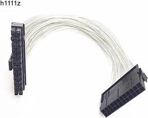 ATX 24 Pin Male to 24Pin Female Power Supply Extension Cable Internal PC PSU TW Power Lead Connector Wire 24Pin Extension Cable