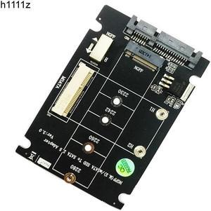 2 in 1 M.2 NGFF B Key Mini PCI E mSATA SSD to SATA 2.5" Adapter Card for mSATA SSD 2230 2242 2260 2280 M2 NGFF SATA M.2 Adapter