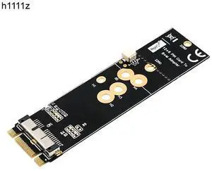 BCM94360CD BCM94360CS2 BCM943224PCIEBT2 12+6 Pin Bluetooth WiFi Wireless Card Module to M.2 NGFF Key B+M Adapter for Mac OS