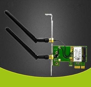 PCI e PCI Express 150M Wireless WiFi Card Adapter 2 Antennas Support AP Function