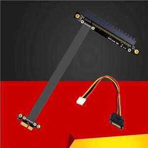 PCI E 1X to 16X Riser Card Adapter Extender Cable PCIe 3.0 X1 PCI Express Graphics Card Extension Cable for BTC Miner Mining