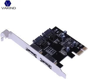 PCI-E PCIE To SATA 3.0 Desktop Expansion Card 2 Ports SATA 3.0 + 2 Ports ESATA Support SSD System Starter For Windows XP