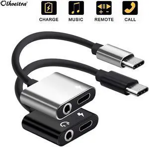 Type C 3.5mm Headphone Adapter Charger For Samsung Xiaomi Oneplus Jack Dongle Audio Aux Splitter Charging Adaptateur