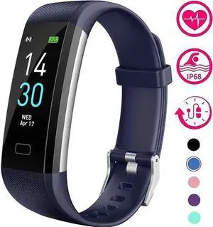 Fitness Tracker, Activity Tracker Watch With Heart Rate Monitor, Message Notification, Waterproof IP68 Pedometer With Step Counter Sleep Monitor Calorie Counter For Android & IPhone (Color: Blue) Fitness Tracker, Activity Tracker Watch With Heart Rate Monitor, Message Notification, Waterproof IP68 Pedometer With Step Counter Sleep Monitor Calorie Counter For Android & IPhone (Color: Blue)