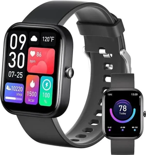 Smart Watch for Android and iOS (Answer/Make Call), 2" HD Touch Screen IP67 Waterproof, Smartwatch Fitness Tracker Heart Rate,Sleep Monitor,Blood Oxygen Pressure, Fitness Watches for Men Women-Black Smart Watch for Android and iOS (Answer/Make Call), 2" HD Touch Screen IP67 Waterproof, Smartwatch Fitness Tracker Heart Rate,Sleep Monitor,Blood Oxygen Pressure, Fitness Watches for Men Women-Black