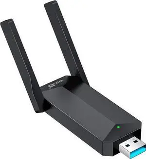 USB WiFi 6 Adapter for PC, AX1800 USB 3.0 Dual Band Wireless Network Adapter with 2.4G/5G High Gain Antenna, 1800Mbps WiFi Dongle USB WiFi Adapter for PC Desktop Laptop Support Windows11/10 (Black) USB WiFi 6 Adapter for PC, AX1800 USB 3.0 Dual Band Wireless Network Adapter with 2.4G/5G High Gain Antenna, 1800Mbps WiFi Dongle USB WiFi Adapter for PC Desktop Laptop Support Windows11/10 (Black)