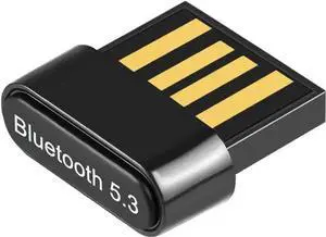 USB Bluetooth Adapter for PC, USB Bluetooth 5.3 Dongle EDR Bluetooth Stick for PC, Desktop, Laptop Compatible with Windows 11/10/8.1/7 USB Bluetooth Adapter for PC, USB Bluetooth 5.3 Dongle EDR Bluetooth Stick for PC, Desktop, Laptop Compatible with Windows 11/10/8.1/7