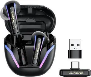 Hitoor 2.4G Wireless Gaming Earbuds with ENC Mic, 20ms Low-Latency for PS5/4, for Me-ta Quest 3/3S/2, 2.4GHz Bluetooth Dual-Mode Bluetooth Headphones for Phone, Pad, Laptop, Steam Deck, Switch, PC, VR Hitoor 2.4G Wireless Gaming Earbuds with ENC Mic, 20ms Low-Latency for PS5/4, for Me-ta Quest 3/3S/2, 2.4GHz Bluetooth Dual-Mode Bluetooth Headphones for Phone, Pad, Laptop, Steam Deck, Switch, PC, VR
