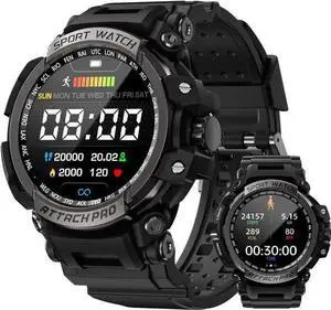 Sport Smart Watch - Outdoor Sports Military Smart Watches for Men Bluetooth Call (Answer/Make Calls), Waterproof Tactical Rugged Smartwatch, Fitness Tracker Watch for IOS Android Phones Sport Smart Watch - Outdoor Sports Military Smart Watches for Men Bluetooth Call (Answer/Make Calls), Waterproof Tactical Rugged Smartwatch, Fitness Tracker Watch for IOS Android Phones