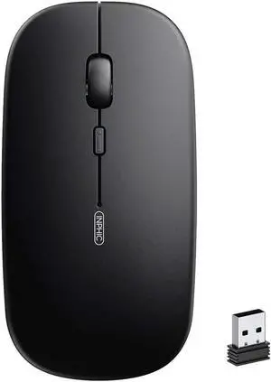 Wireless Mouse Rechargeable, Ultra Thin 1600 DPI Mini 2.4G Silent Optical Cordless Mouse Mice for Laptop, PC, Computer, Mac Wireless Mouse Rechargeable, Ultra Thin 1600 DPI Mini 2.4G Silent Optical Cordless Mouse Mice for Laptop, PC, Computer, Mac
