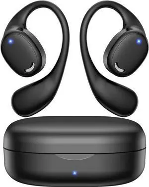 Open Ear Headphones - Airflow Pro Bluetooth 5.3 Wireless Earbud, TWS Wireless Earphones Headset for Running and Outdoor Activities with Immersive Sound(Black) Open Ear Headphones - Airflow Pro Bluetooth 5.3 Wireless Earbud, TWS Wireless Earphones Headset for Running and Outdoor Activities with Immersive Sound(Black)