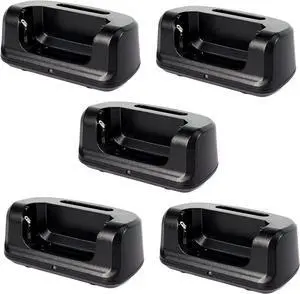 Retevis RT22 RT22S Original Charging Base Compatible RT22 RB19 RT22S RB19P Walkie Talkies (Not Include Charging Cord) (5 Pack)