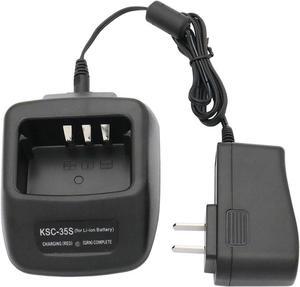 Karier KNB-45L KNB-63L KNB-65L Li-ion Battery Rapid Charger Compatible for Kenwood TK-2400 TK-2402 TK-3400 TK-3402 TK-2200 TK-2300 TK-2207 TK-3207 TK -2000 TK -3000